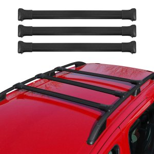 Ford Transit Roof Rack Cross Bars - Omac - Elegance V1 - Black - 2015-2025